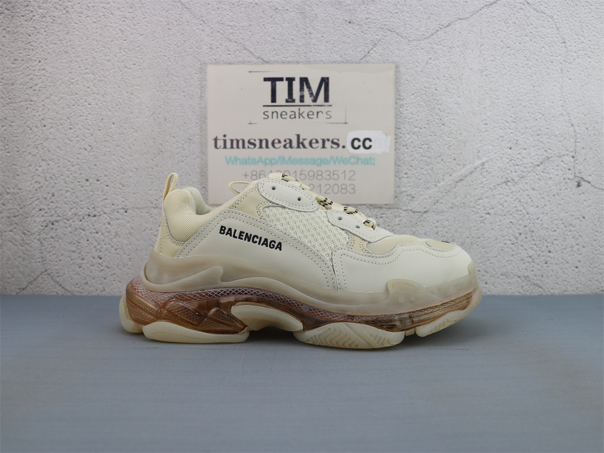 G5 Batch Balenciaga Triple S Clear Sole Sneaker In BEIGE 544351W2GA19710